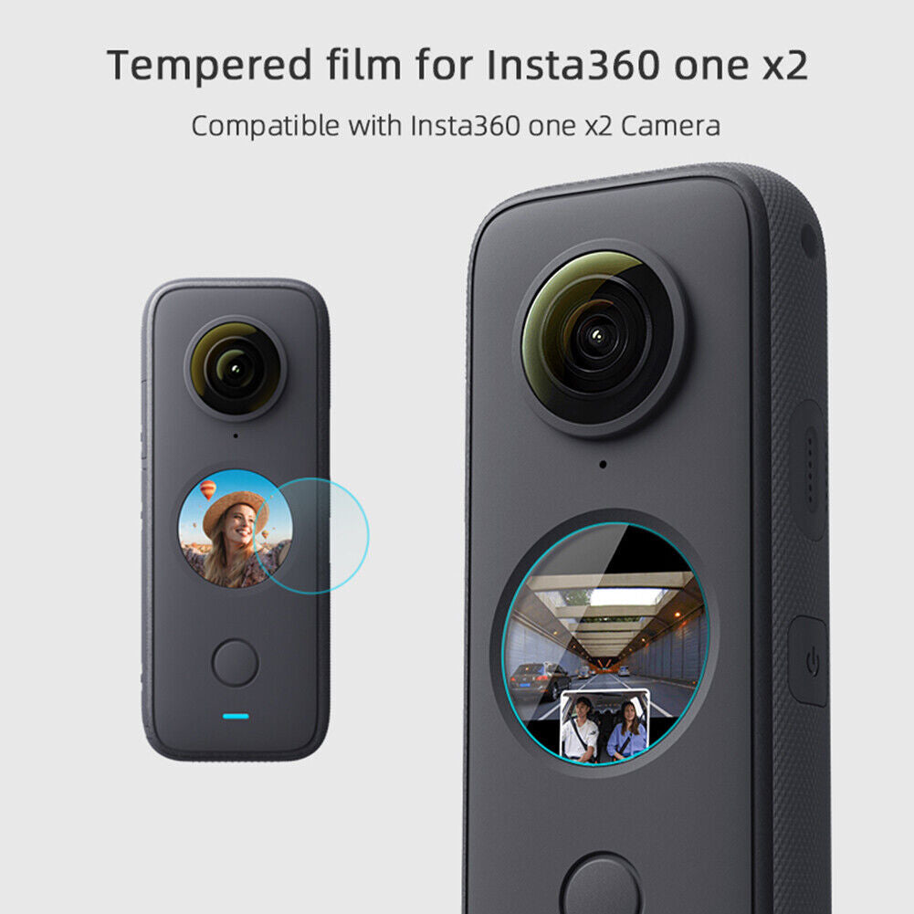 2pcs High Hardness Tempered Glass Screen Protector for Insta360 ONE X2