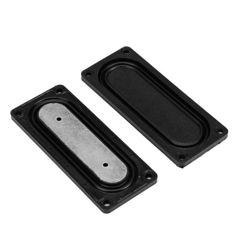 2PCS Audio Bass Diaphragm Square Frame Vibration Film Home Theater Speaker Kit
