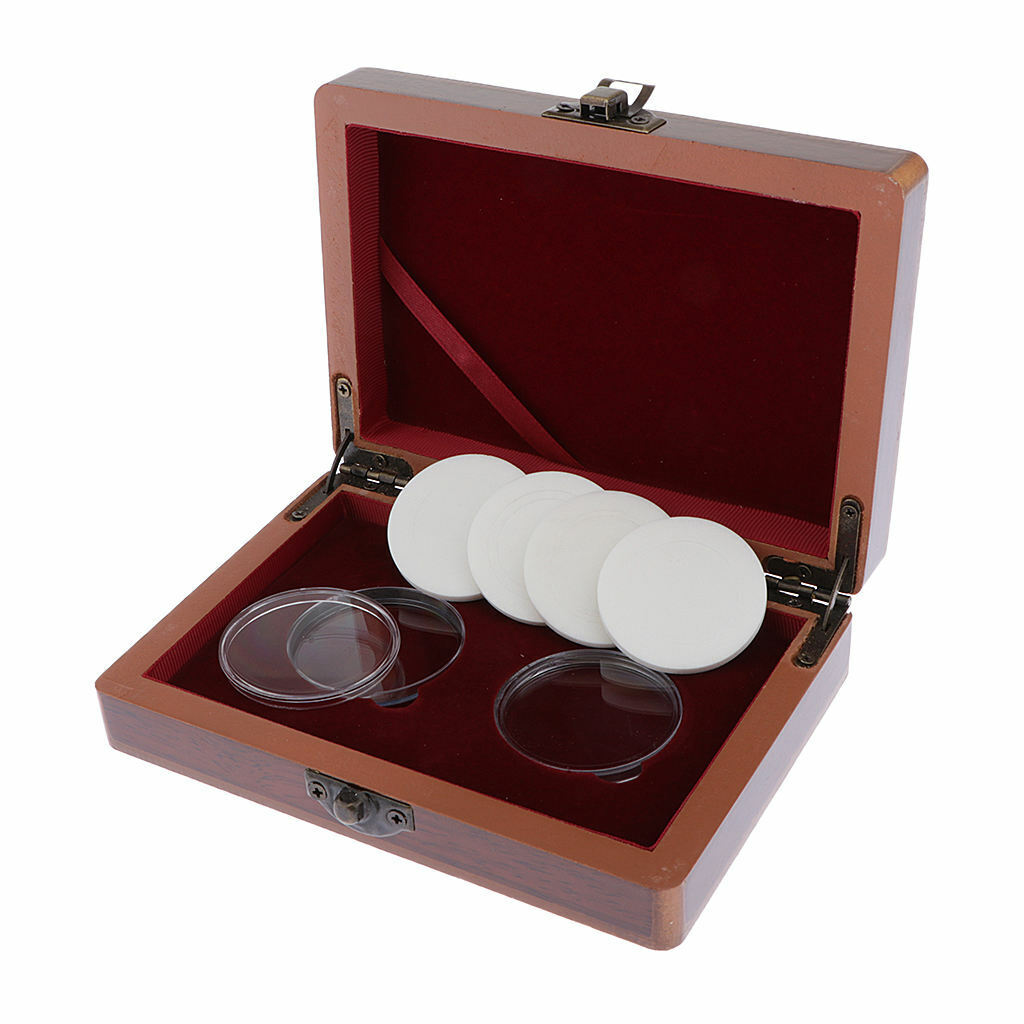 Wooden  Box Storage W/  Holder 40mm Sized Collection