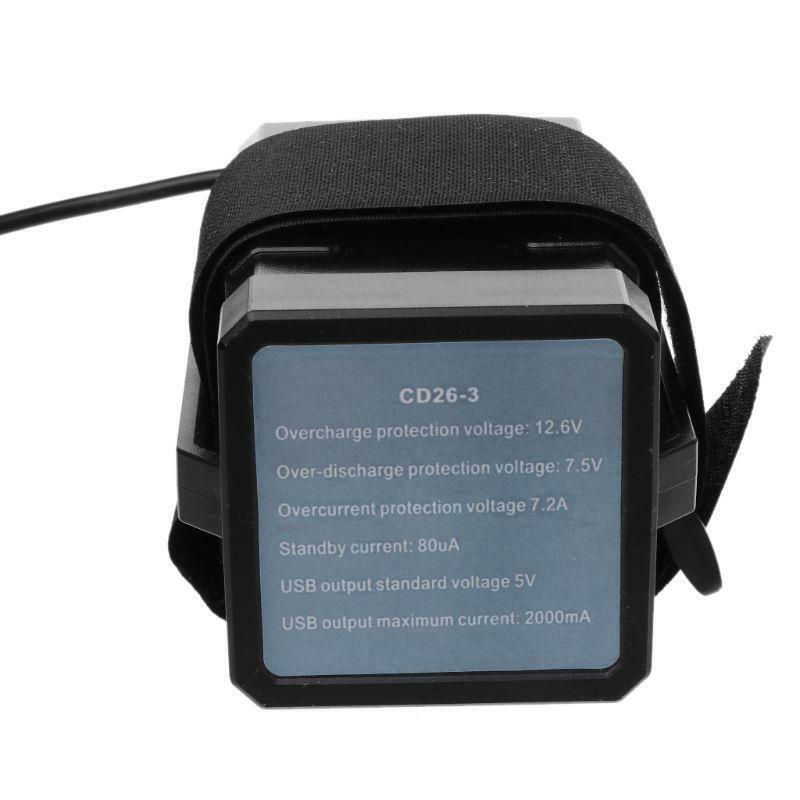 12V Waterproof Battery Case Box with USB Interface Support 3x 18650 26650 DIY