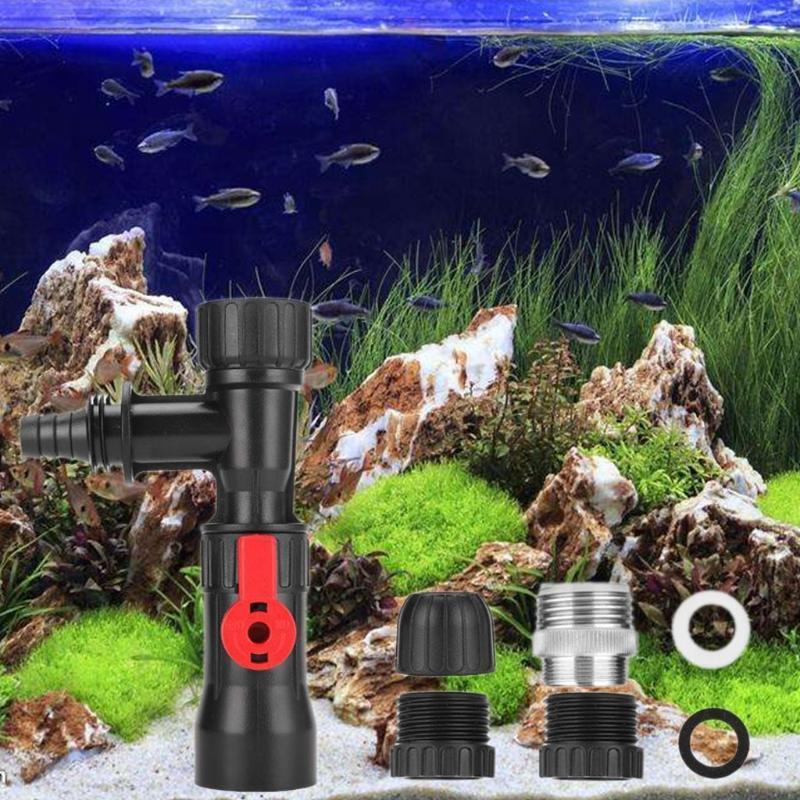 Plastic Aquarium Water Changer Faucet Type Water Changer Fish Tank Cleaning Tool