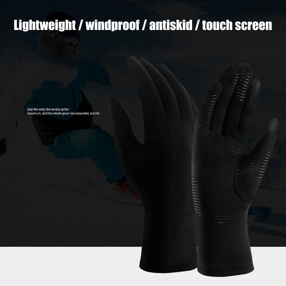 1 Pair Winter Bike Cycling Gloves Touch-Screen Mittens for Men Women (M)