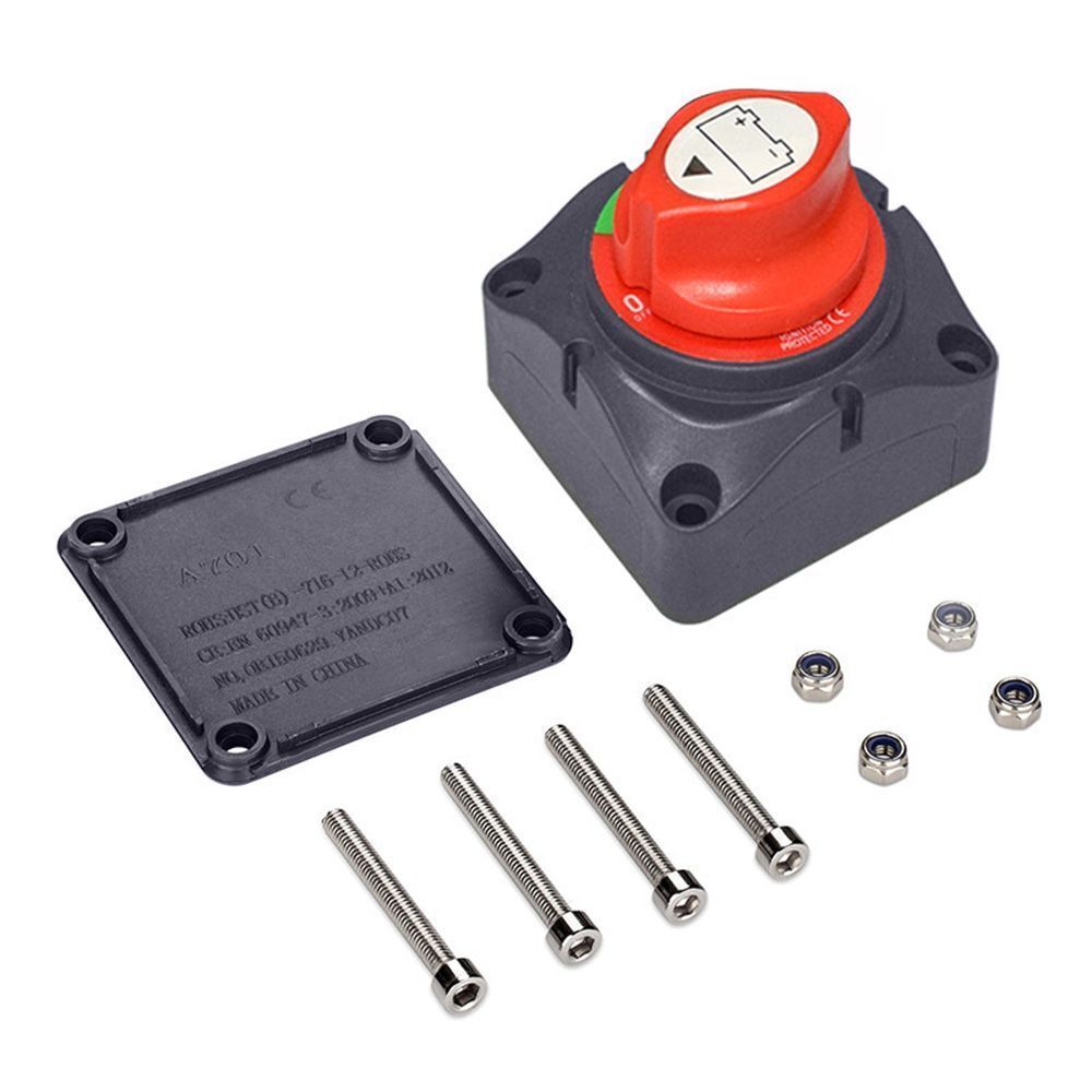 100A-300A Safe Cut Off Battery Selector Car Battery Rotary Disconnect Switch