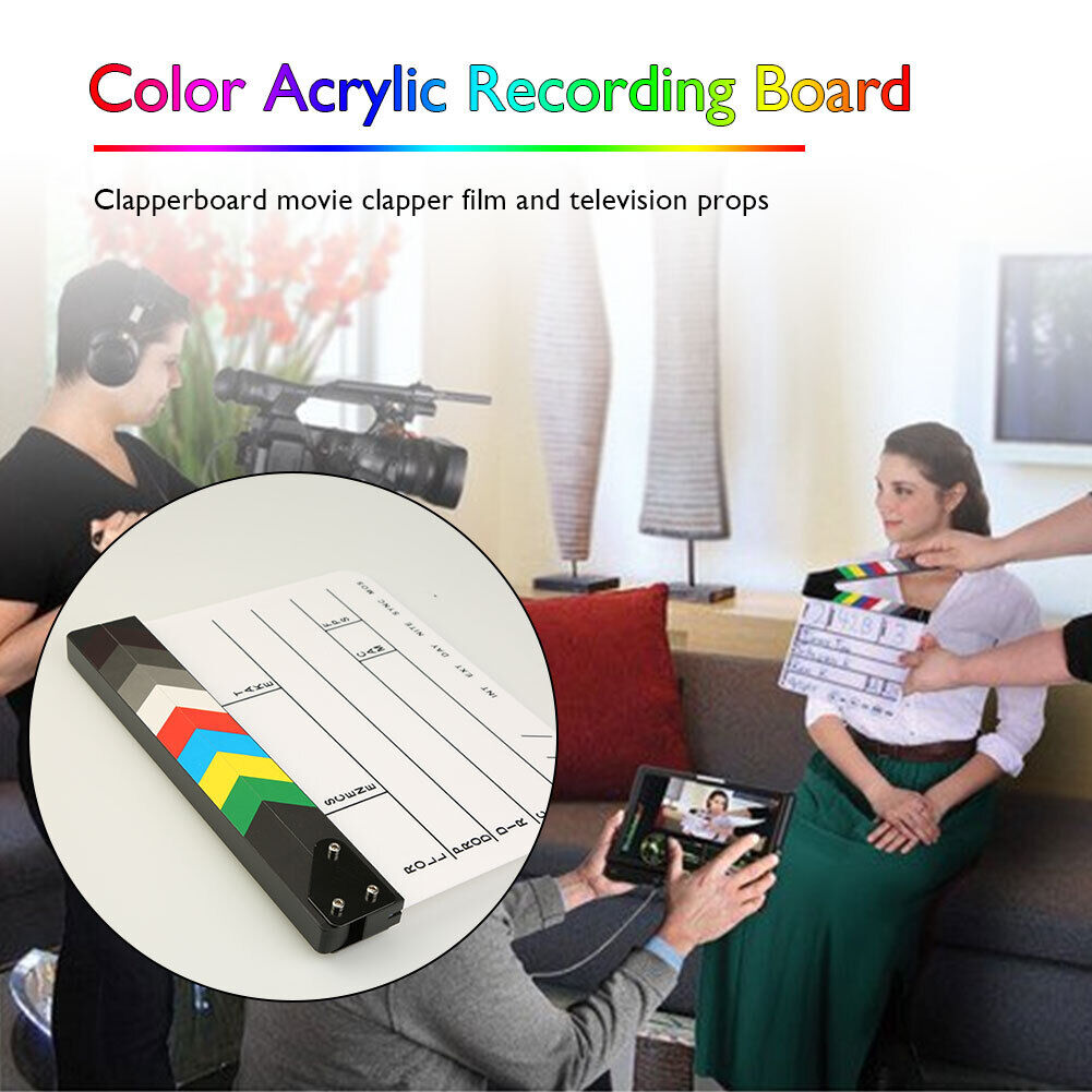 Director Video Scene Clapperboard TV Movie Clip Film Action Clapper Board