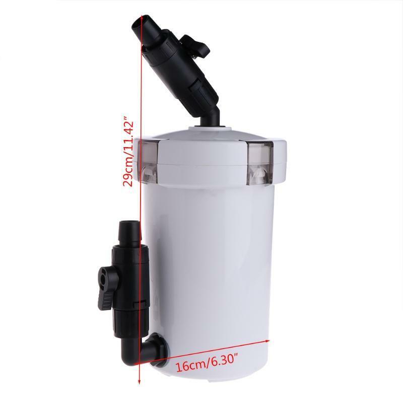 Ultra-Quiet External Filter Bucket HW-602 For Aquarium Fish Tank Without Pump