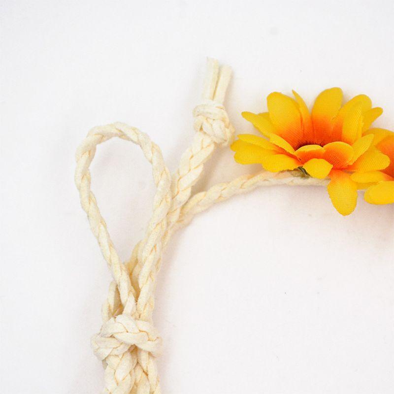 Simulated Flower Headband Boho Wedding Sunflower Hair Band Elastic Daisy Tiara