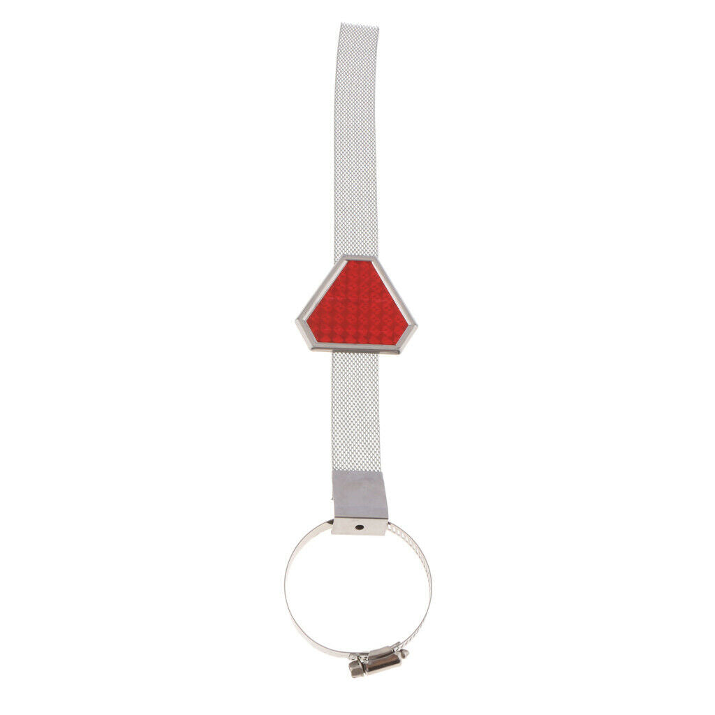 Car Vehicle Reflective Anti Static Earth Belt Ground Styling Strip Red 2pcs