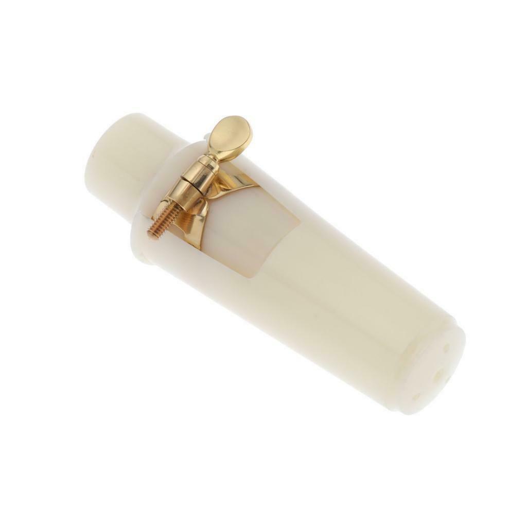 White Alto Saxophone Mouthpiece Ligature Kit Woodwind Musical Insrument Accs