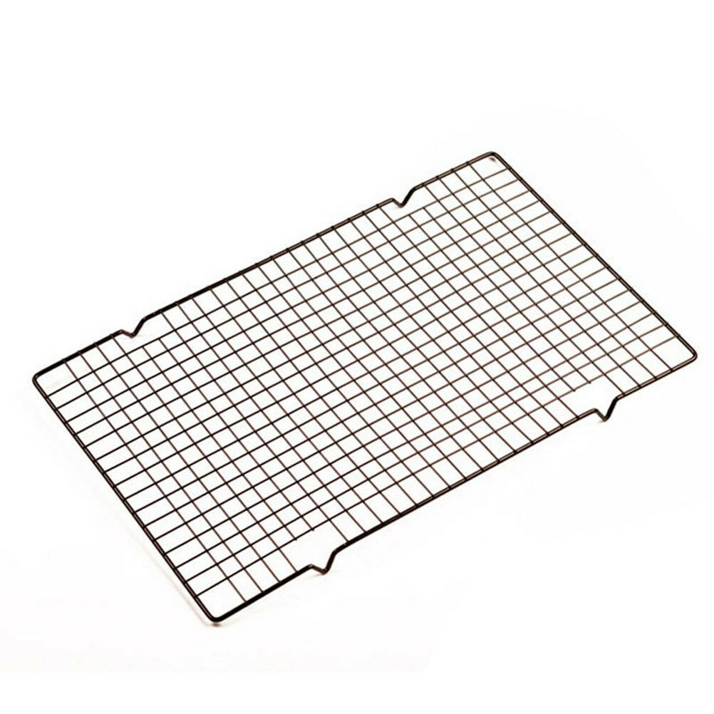 Cake Cooling Rack Non-stick Rectangle Kitchen Tool Baking Cookies Biscuits R LU