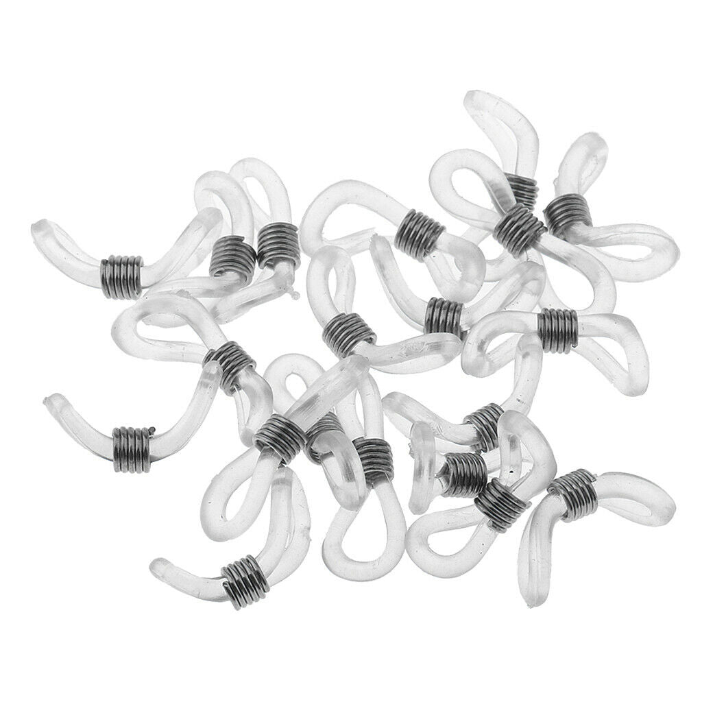 40pcs New Handmade Eyeglasses Holder Both Looped Rubber Ends Cord Connector