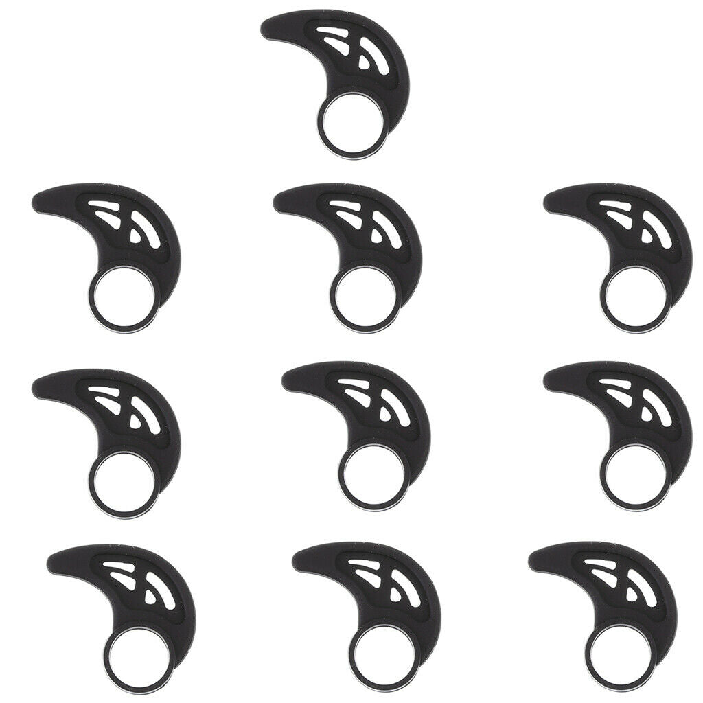 10 Pairs Eartips Ear Fins Earhooks Ear Cushions Replacements for Bluetooth Sport
