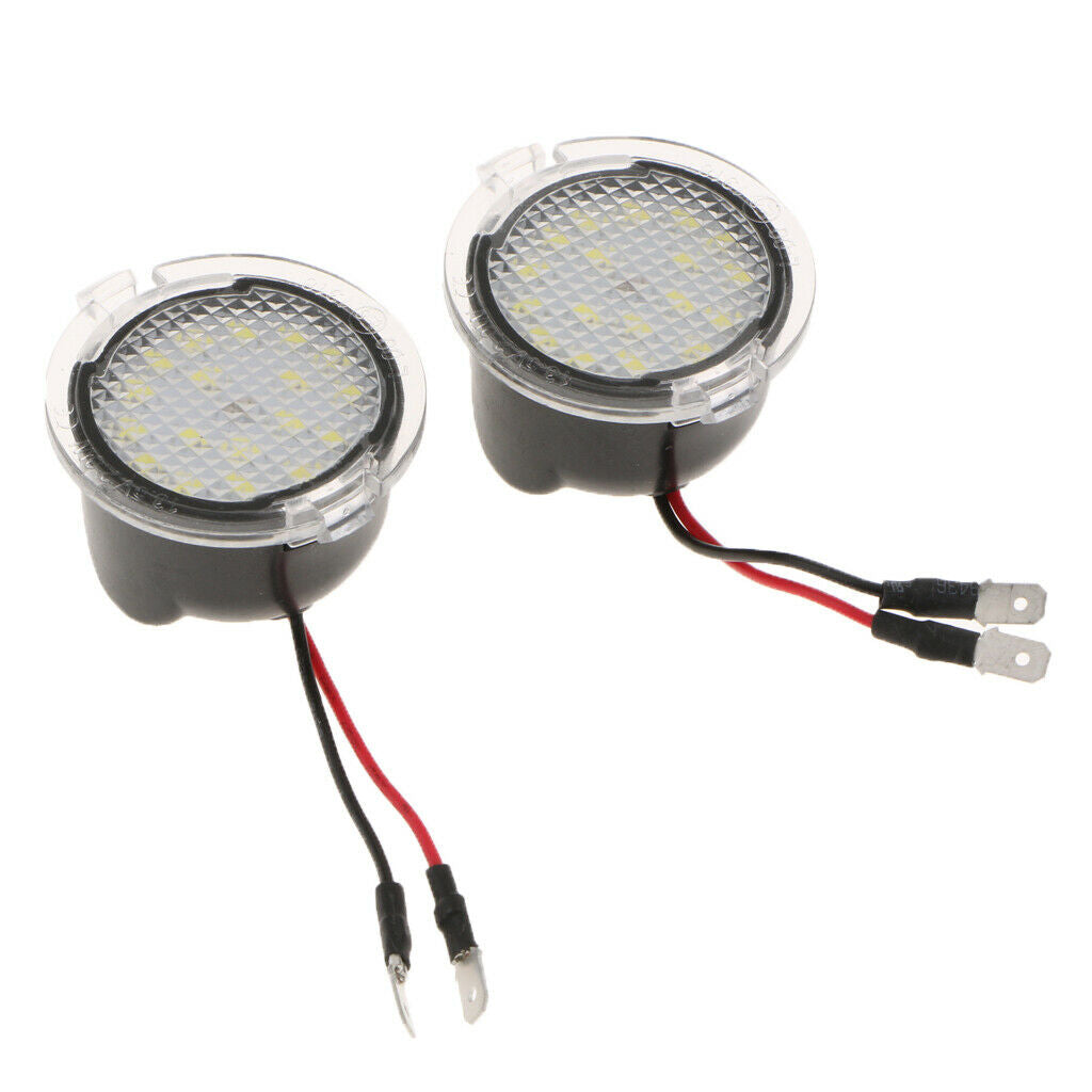2PCS 6500K 18LED Side Mirror Puddle Light fits For Ford F-150 Explorer 11-18