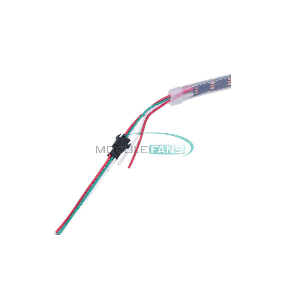 New WS2812B 5050 RGB Strip 1M 60 Leds 60LED Black PCB Individual Addressable 5V