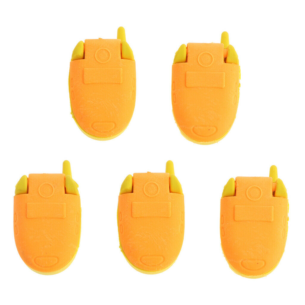 5pcs/Pack Creative Cartoon Mobile Phone Shaped Pencil Rubber Erasers Gift