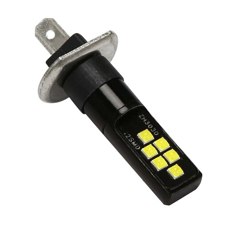 2Pcs H1 Car Led 12V-24V 12Smd Light Bulb 3030 Chipset,W5W Bulb194 Led Bulb ForU8