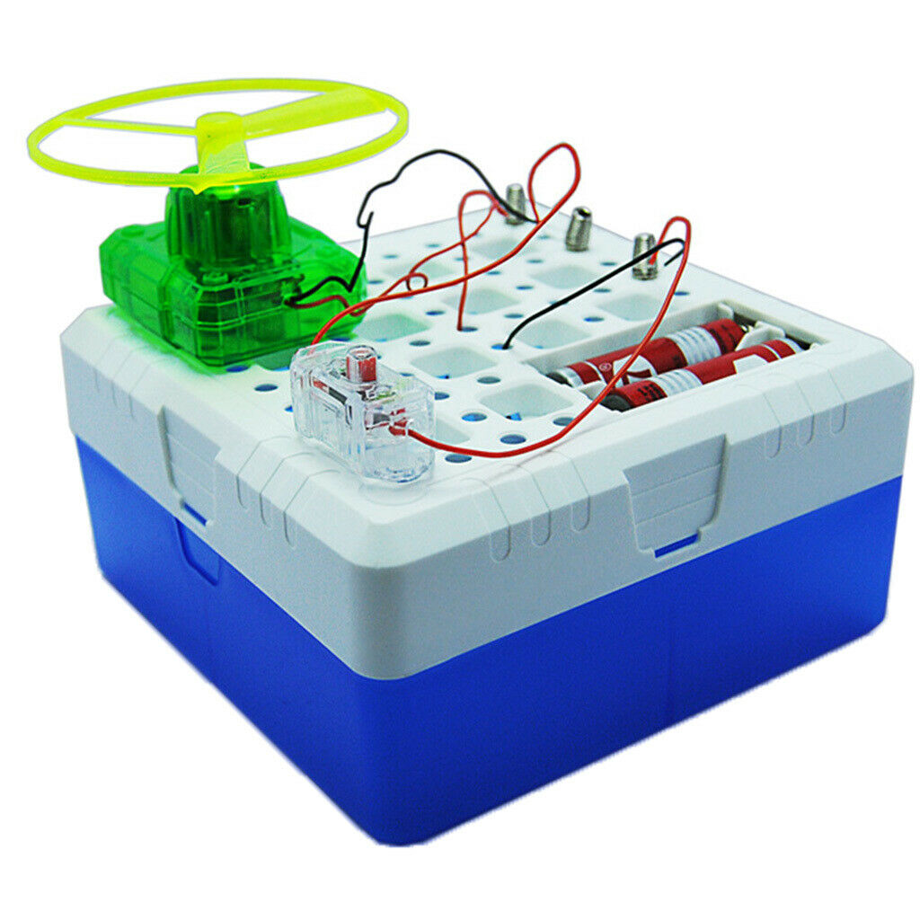 DIY Assembled Flying Disc Electric Circuit Science Kit Kids Student Physical
