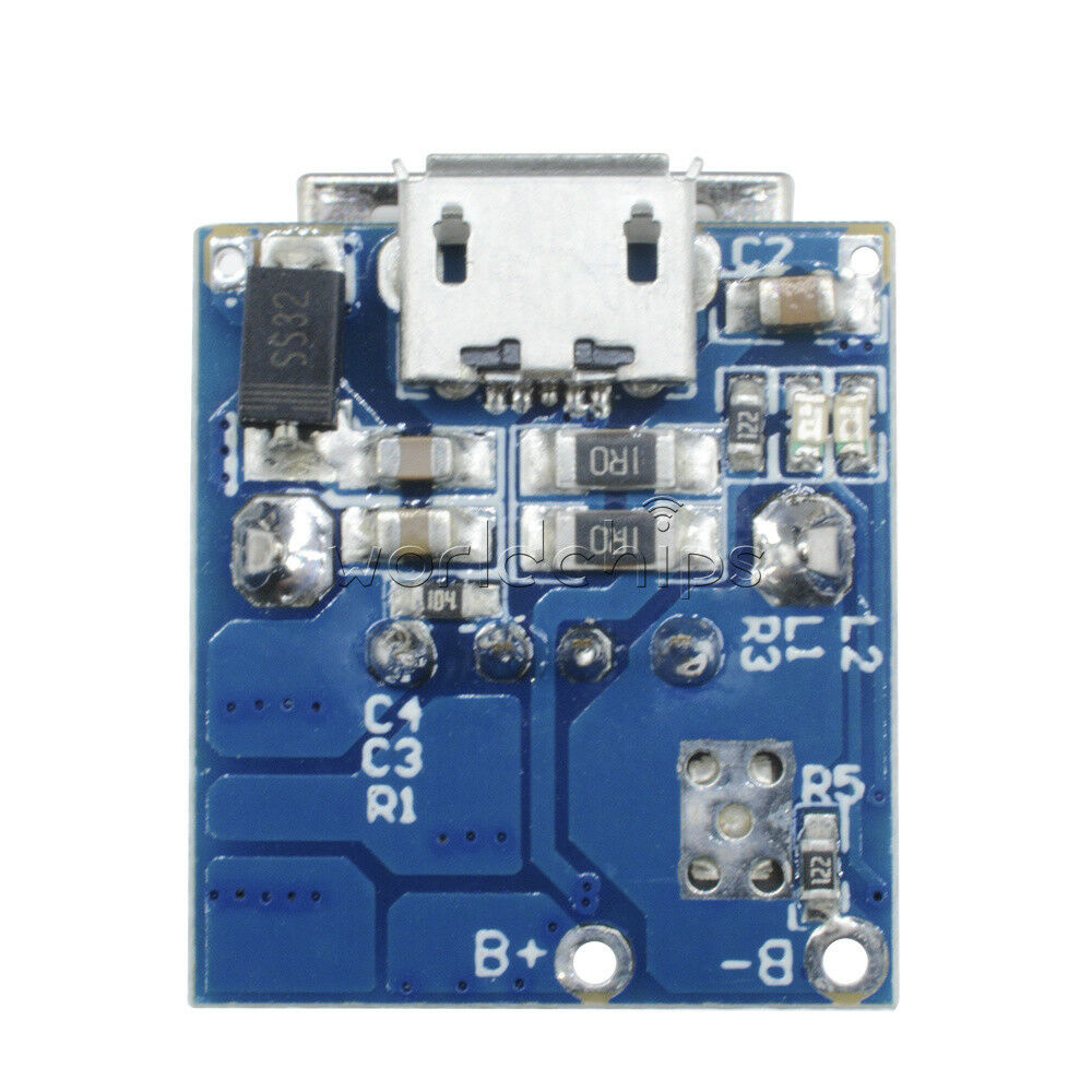 USB Li-Po 18650 5V 1A Lithium Battery Protection Boost Step up Charger Board
