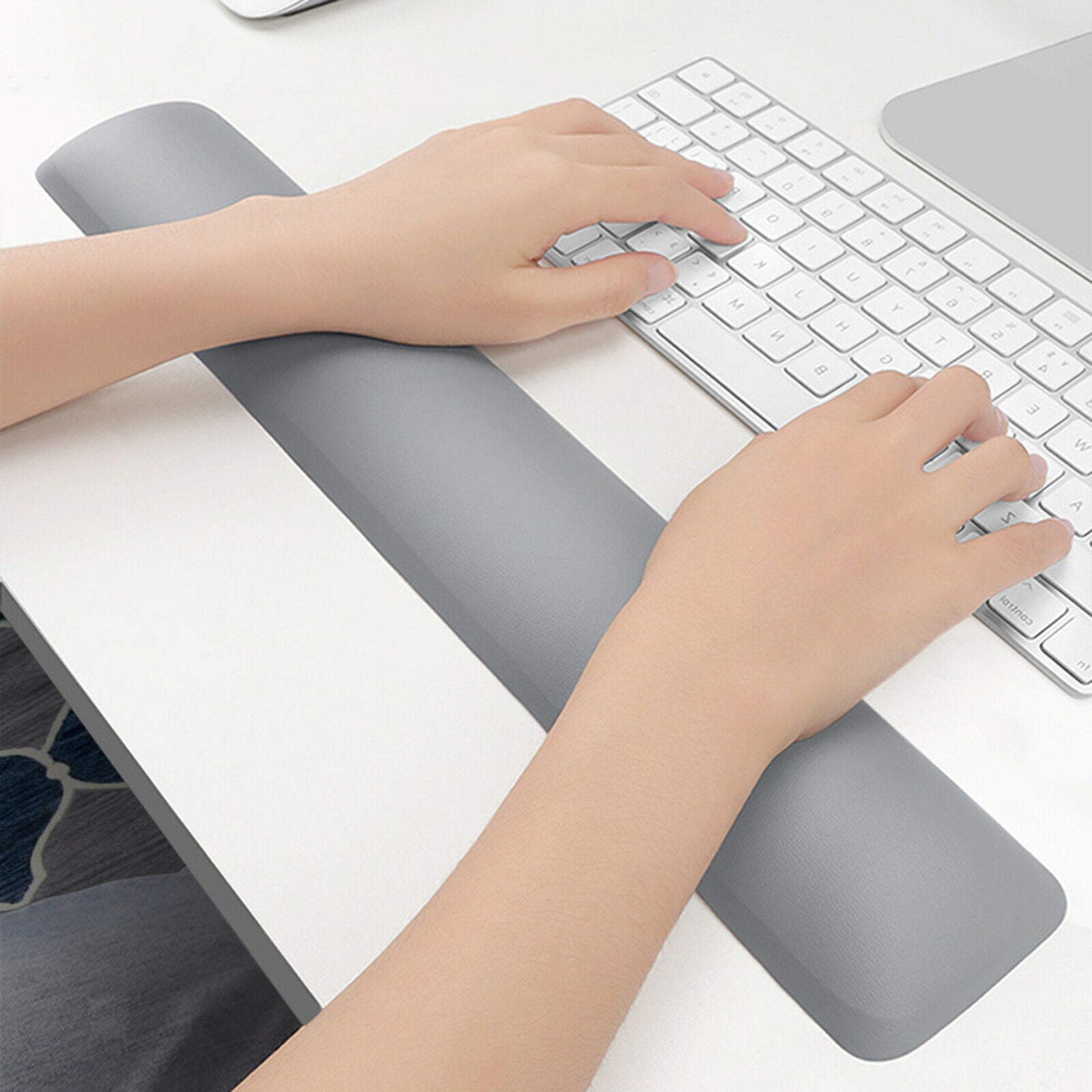 Keyboard Wrist Rest Pad Lightweight for Laptop Pain Relief A Large Size Pink