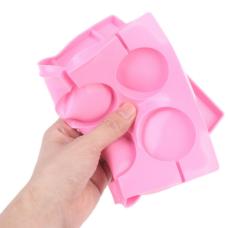 8 Holes Silicone Mold Big Round Lollipop Mold Cake Decorating Tools KitchenFCA