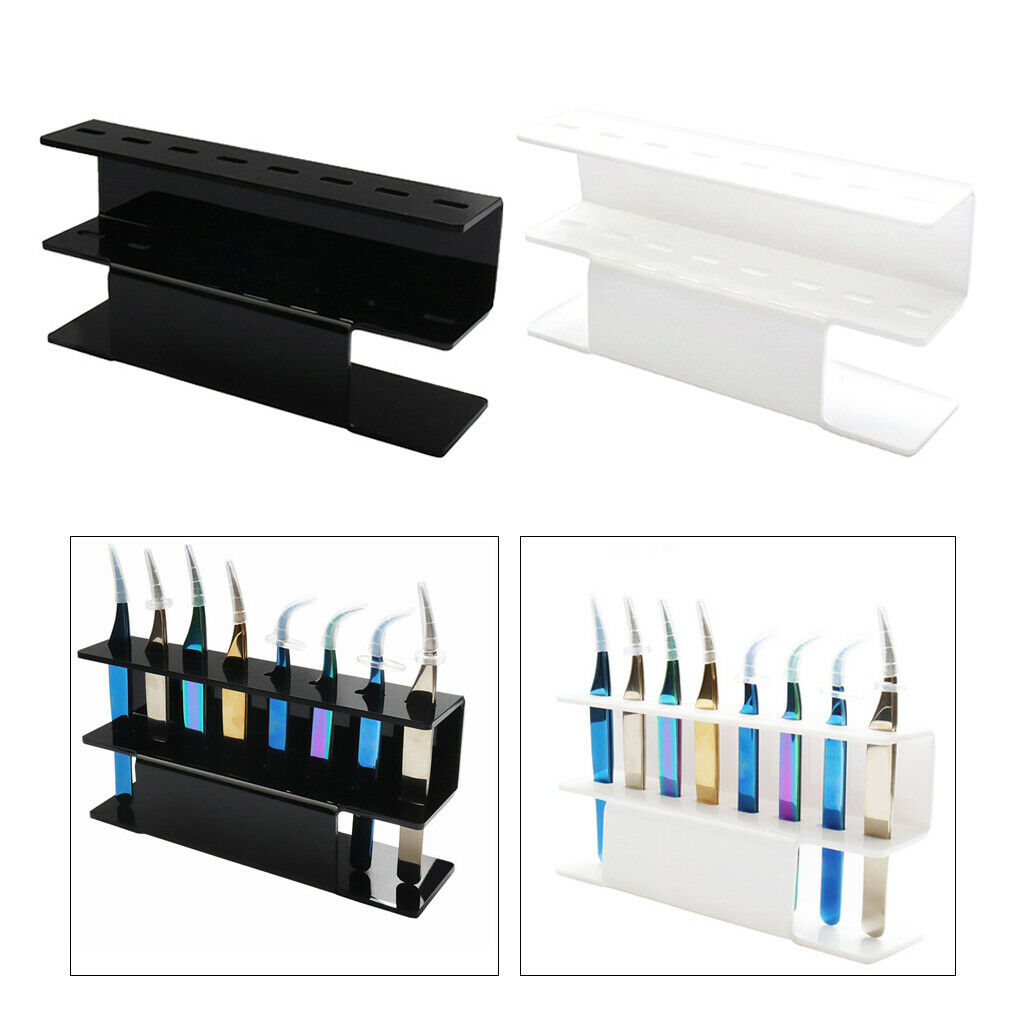 Tabletop Tweezer Storage Holder Eyelash Extension Make Up Tool Display Stand