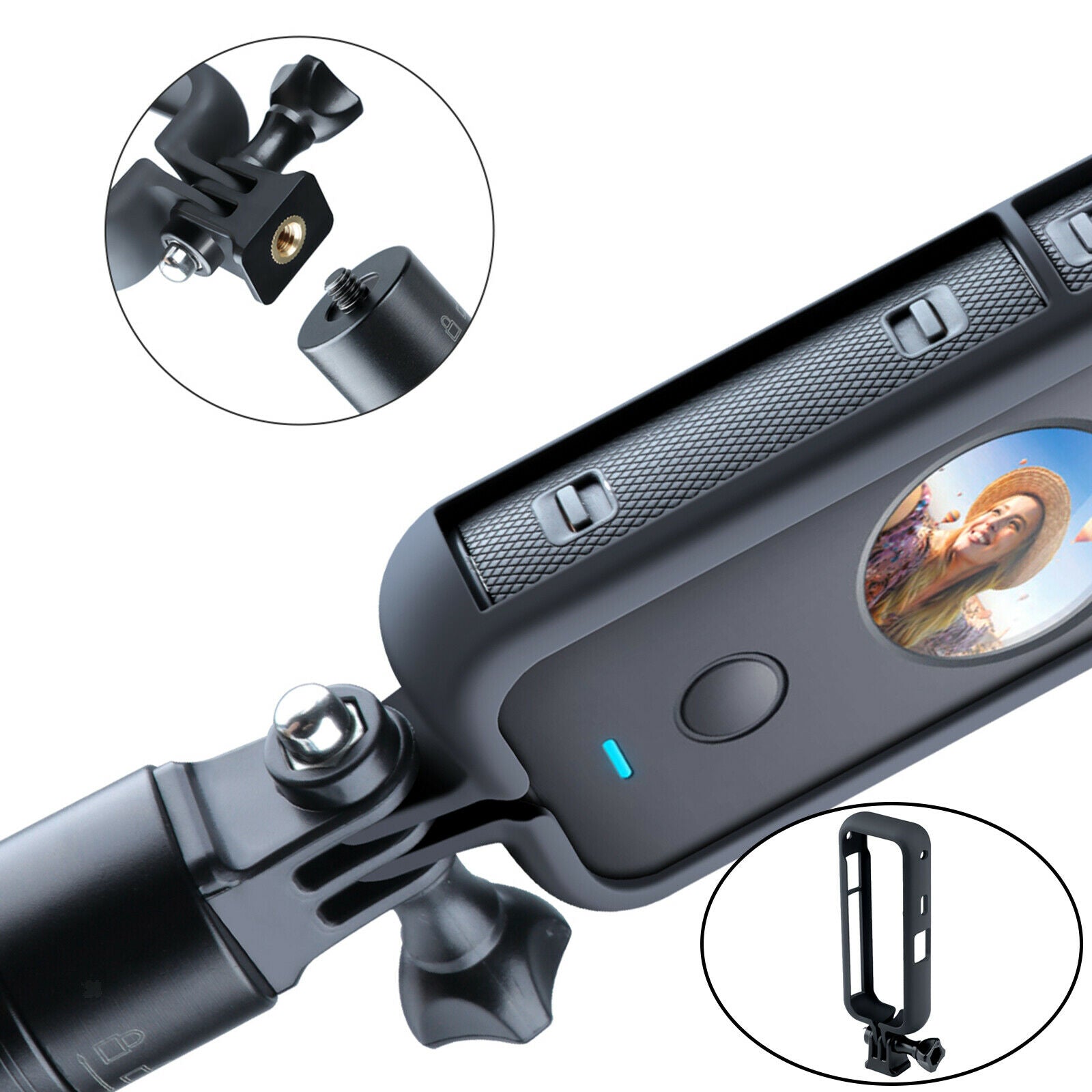 Frame Border Bracket Housing Accessories Action Camera Quick Release 1x