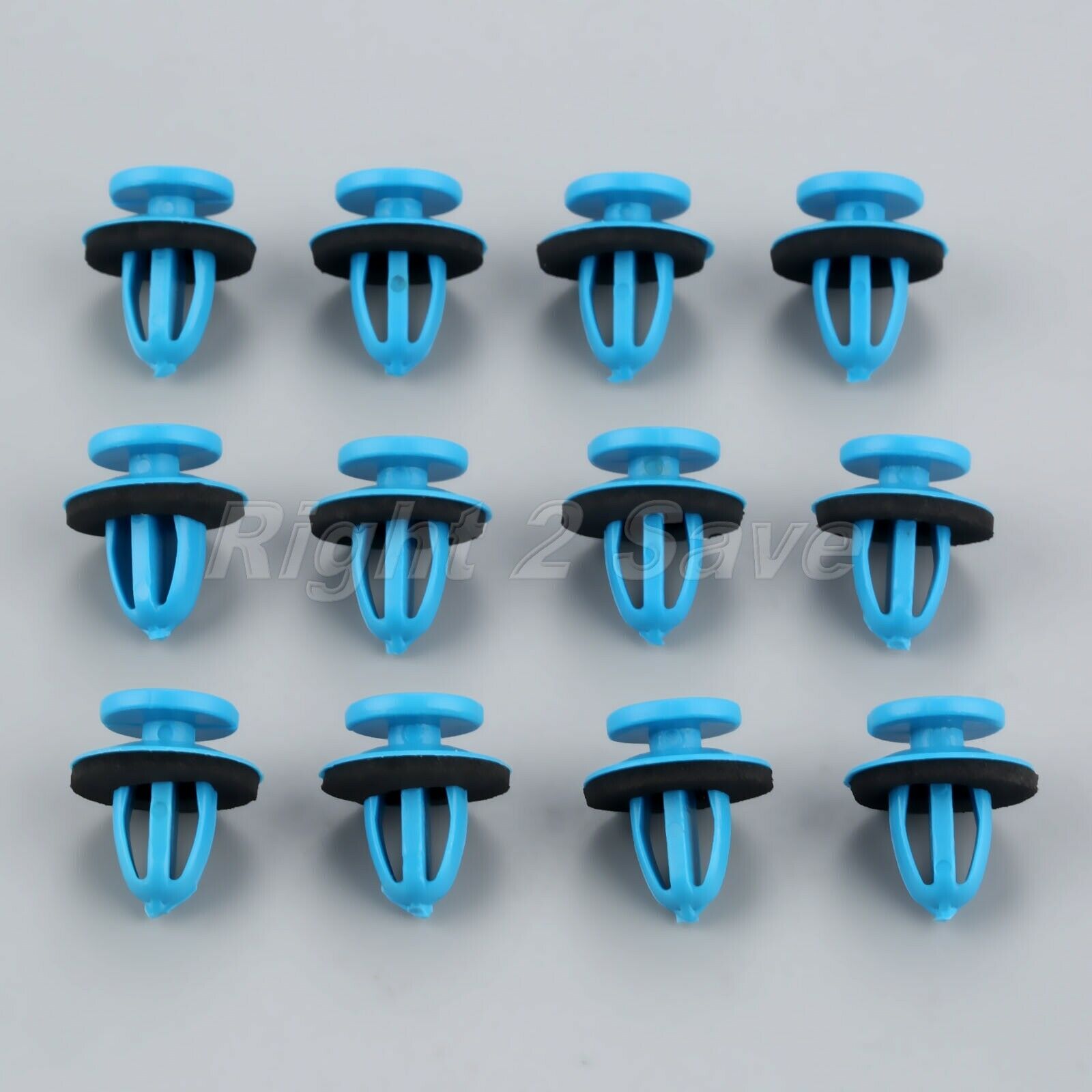 50X Car Fastener Clips Screw Fastener Fender Bumper Plate  Pad Universal
