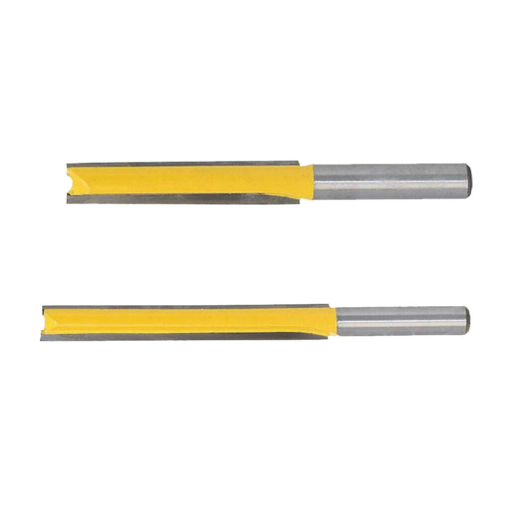 of 1 8mm Shank Extra Long Straight Router Bit Wood Milling Cutter 50.8mm