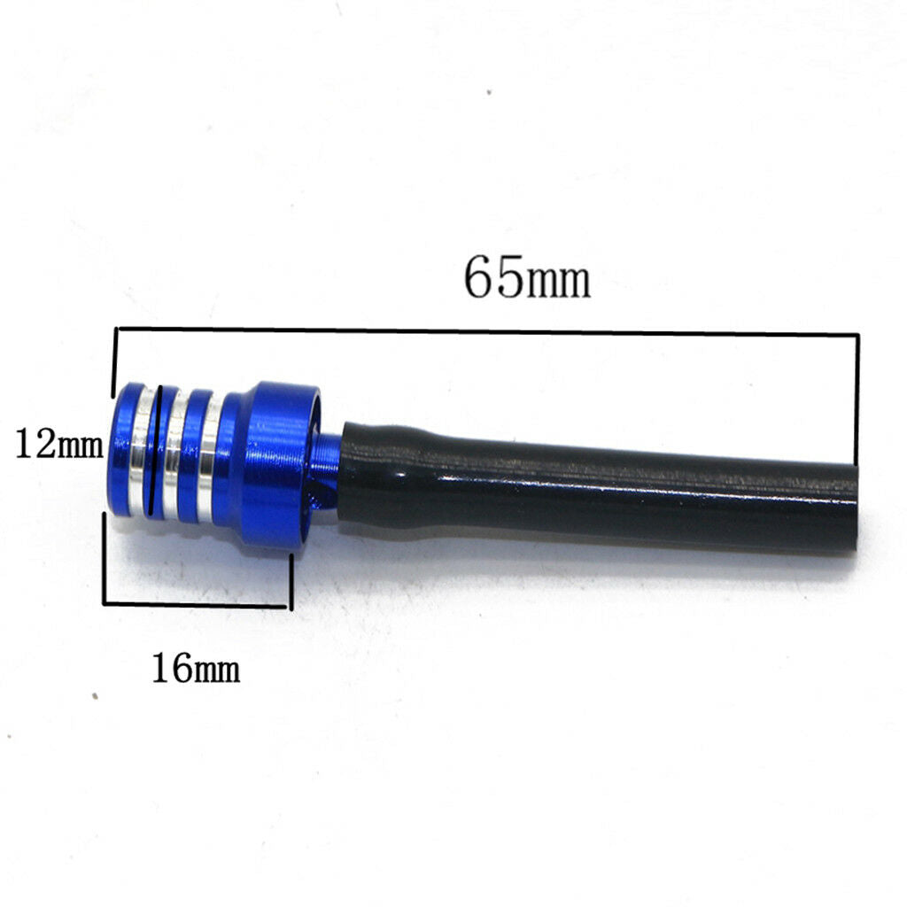 Gas Fuel Tank Cap Valve Vent Breather Hose Tube Blue - Universal Fit