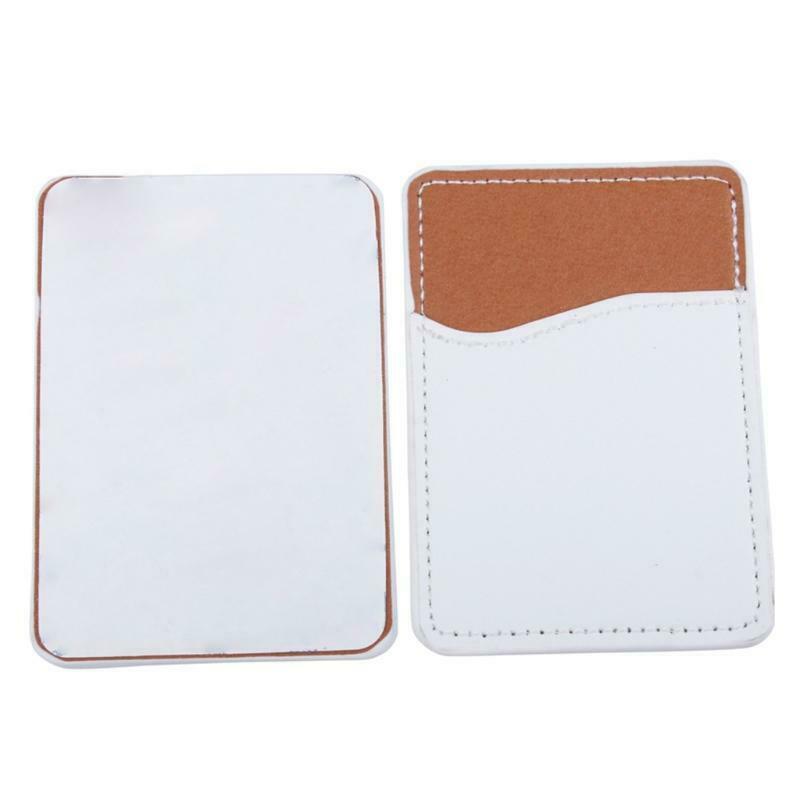 6x Sublimation Blank  Leather Mobile Wallet for Iph-one An-droid All Smartphones