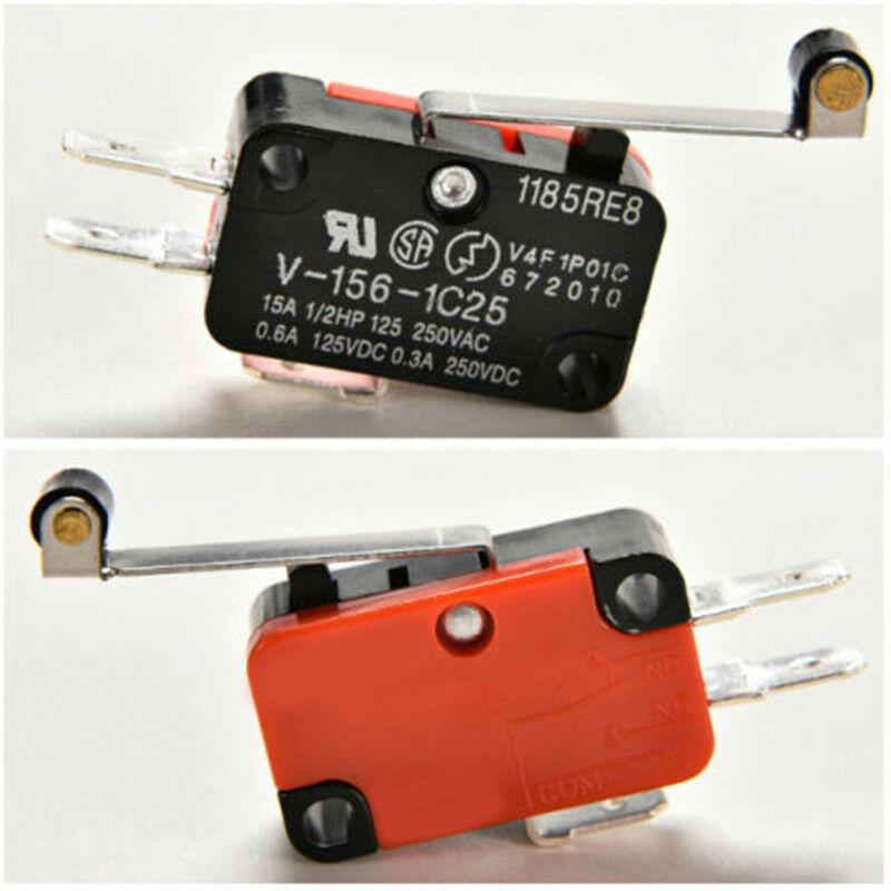 1PC Micro Switch Spdt Hinge Roller Lever 15A V-156-1C25 Hot Sal.l8