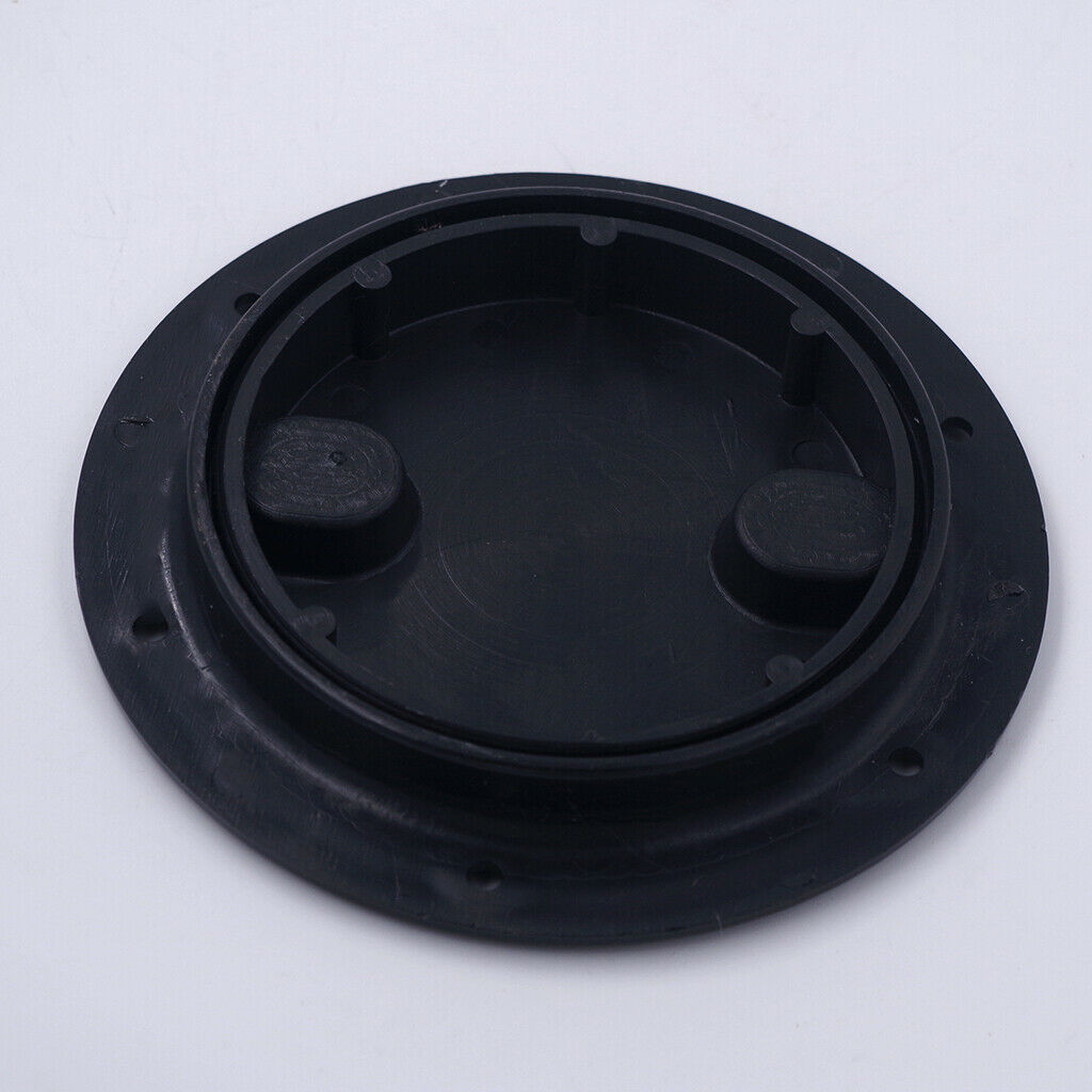 3 Pieces Marine Boat RV Black 4 inch Hatch Cover Twist Screw Out Deck Plate