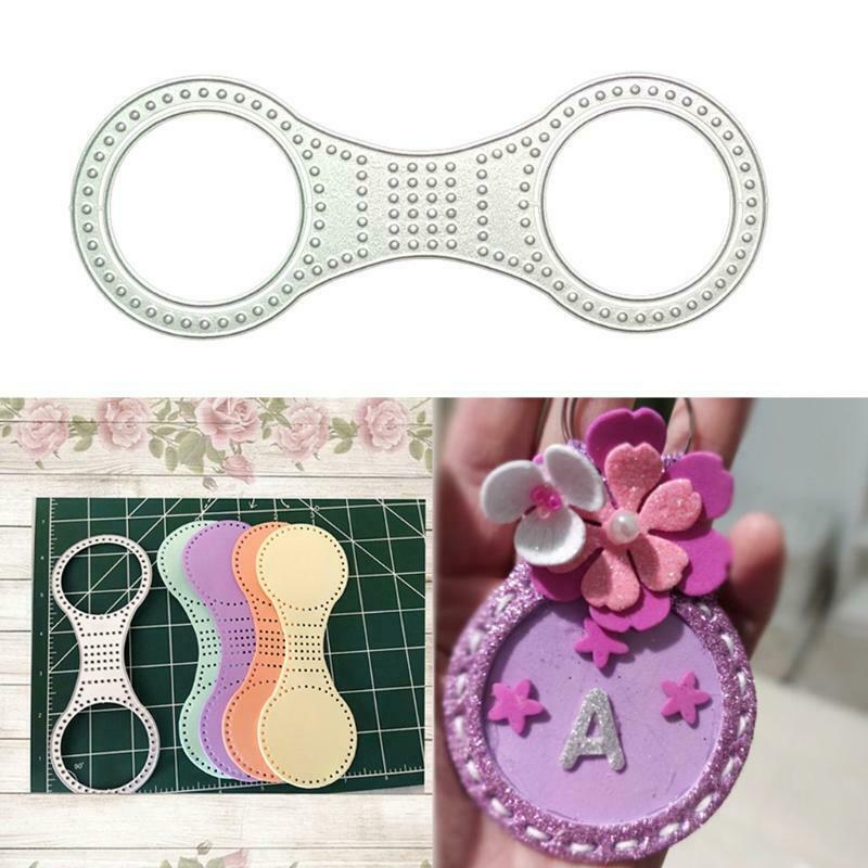 Double Circle Metal Cutting Dies Stencil DIY Scrapbooking Album Paper Card Mold