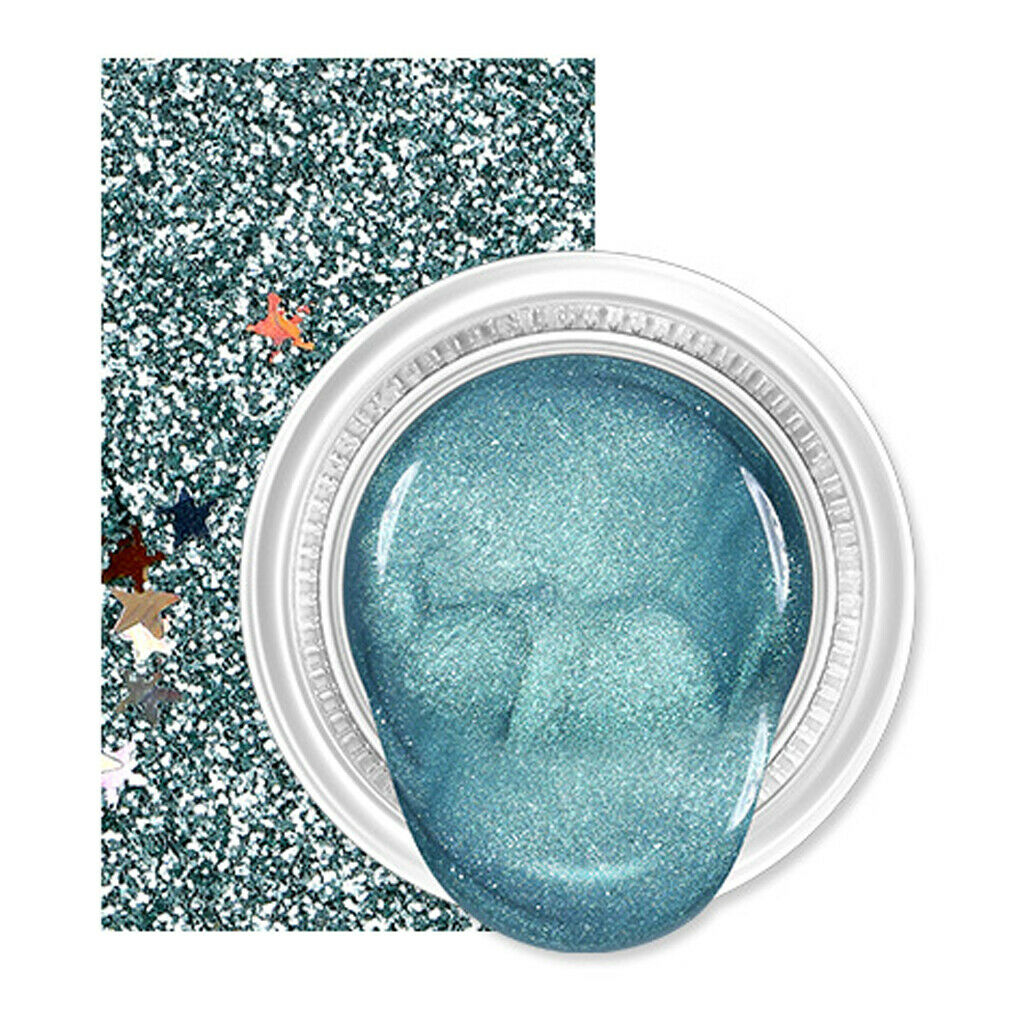 Pigmented Liquid Eyeshadow Waterproof Eye Shadow for Collar Bones Cyan