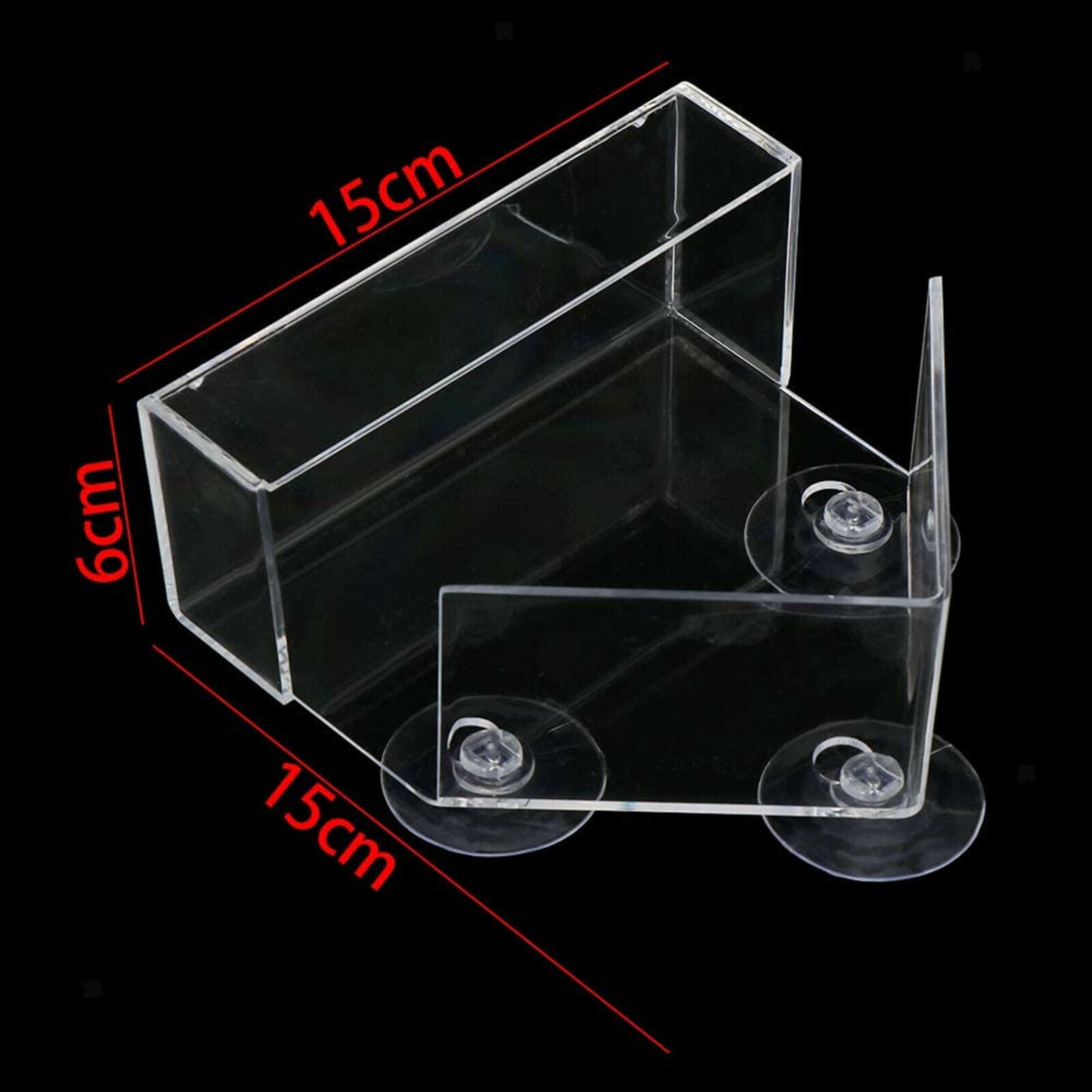 Clear Window Bird Feeder Birdfeeder Tray Birdhouse Kit Finch Patio Garden