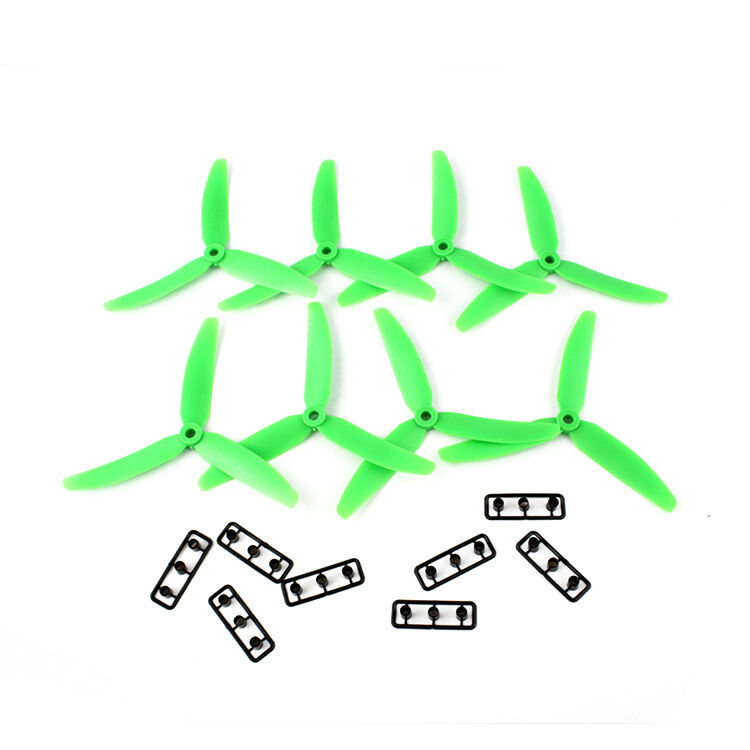 Wisely 4Pairs Gemfan 5x3 5030 3-Leaf Propeller CW/CCW For 250 Frame Kit.l8