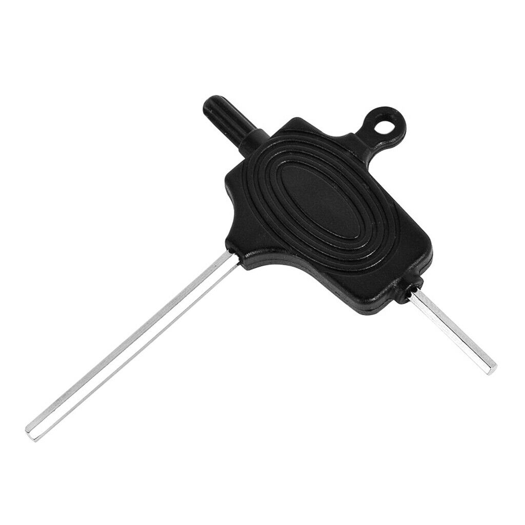 5 Pieces T Handled Allen Wrench Hex Key Hexagon Screwdriver Tool Set Black
