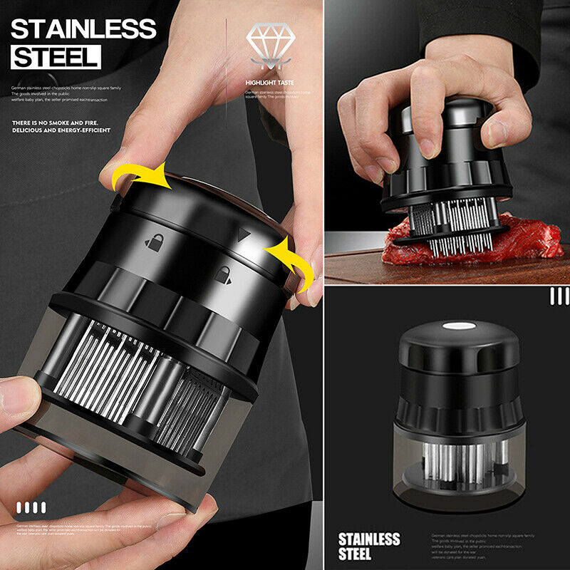 Meat Tenderizer Needle With 56 Stainless Steel Blades Kitchen Cooking ToolsY XC