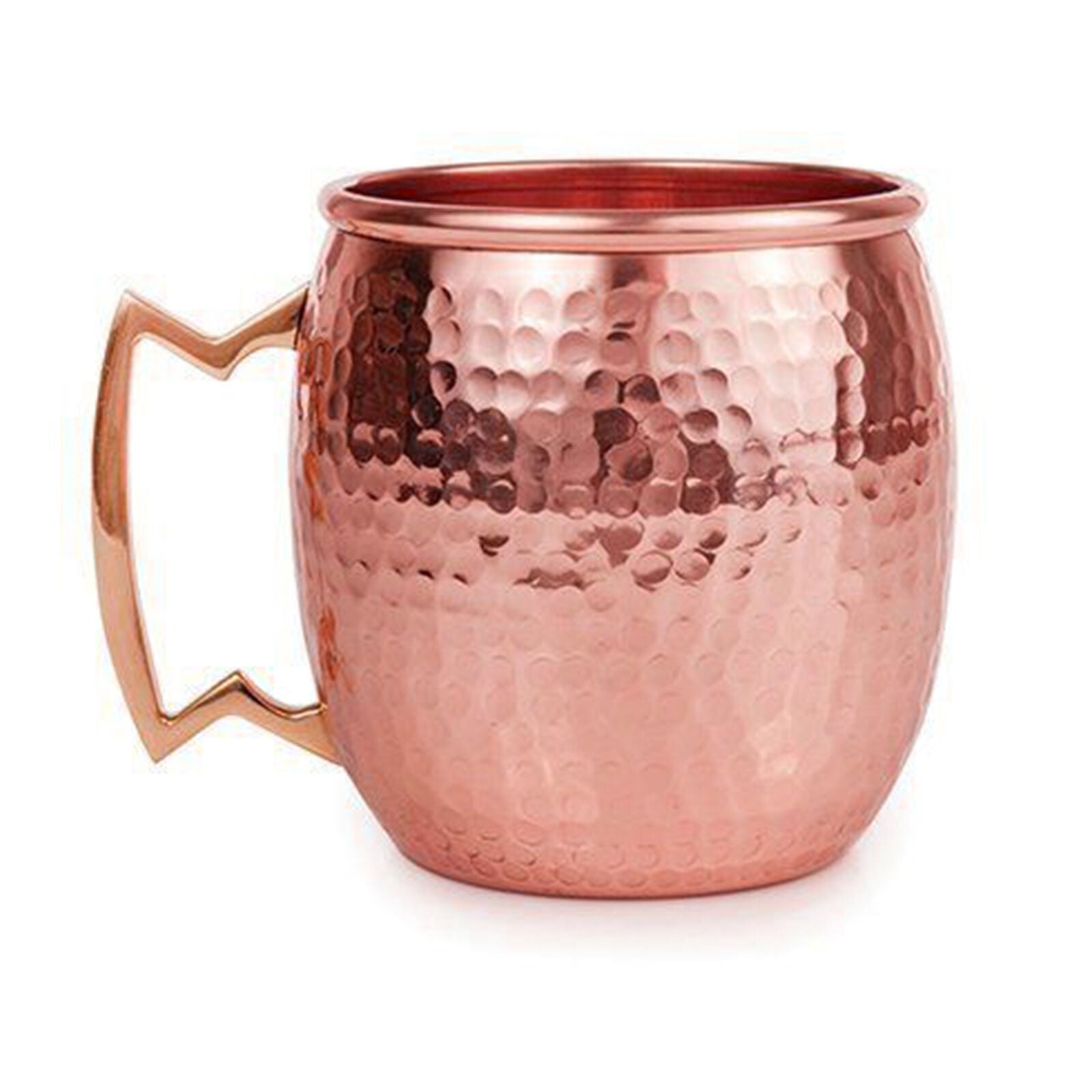 Hot 1 Moscow Mule Mug Cup Drinking Hammered Copper Brass Metal Gift Set 16 Oz #1