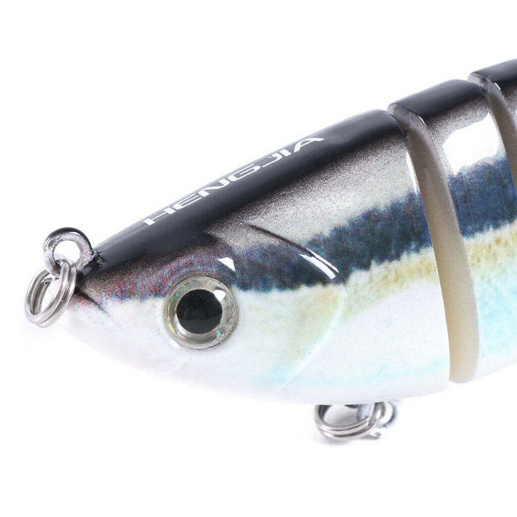 Multi Jointed Fishing Lure Bionic Bait Swimbait Lifelike Eel Tackle  Yellow