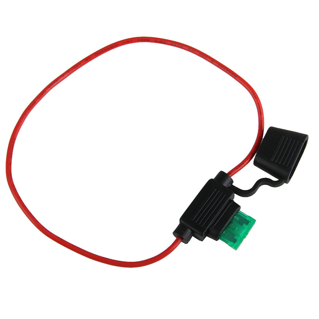 In-Line Standard  Fuse Holder For 12V 30A Fuses Car Bike