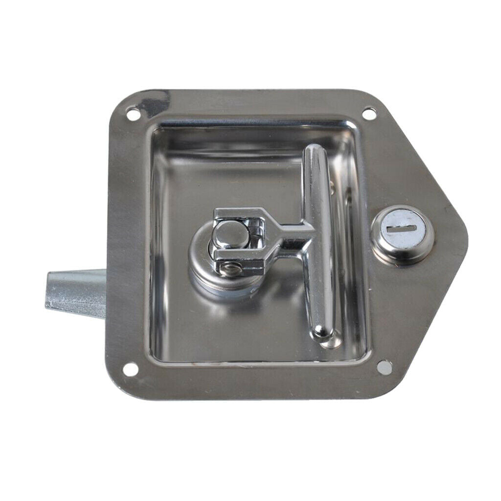 Rv Truck Door Tool Box Lock With Gasket T-handle Latch With Keys Stainless S