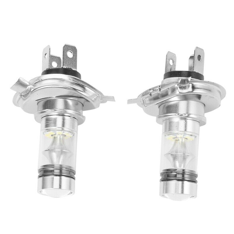 2Pcs High Power Led H4 Hb2 9003 Bulb 100W 20Led Car Fog Light Lamp Headlights A6
