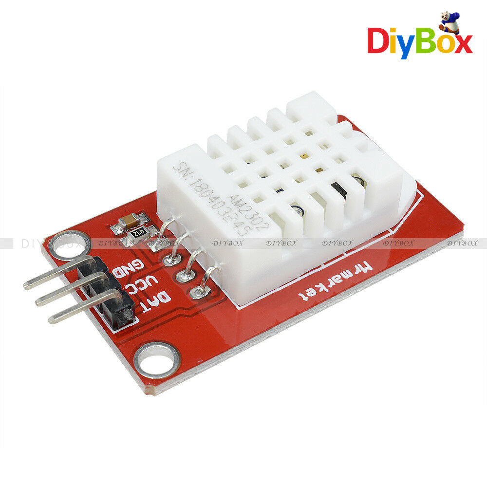 DHT22 Red AM2302 Digital Temperature & Humidity Sensor Module for Arduino Uno R3