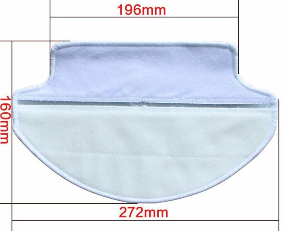 4x Wet & Dry Microfiber Mop Pad Cloth For Ecovacs Deebot DT85 DT83 eDM81 M88