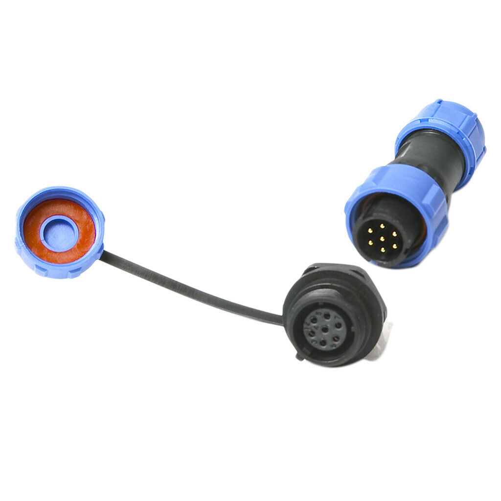IP68 Waterproof Aviation Circular Air Plug Socket LED Connector 7 Pin