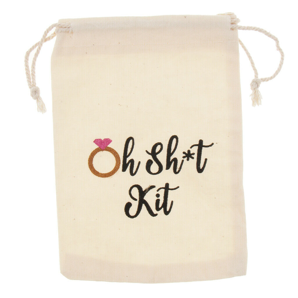 Hangover Kit Bag - 30pcs Drawstring Bag, 4 x 6 Inches Muslin Drawstring Pouch