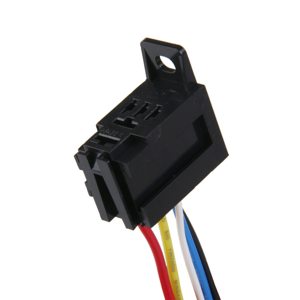 DC 12V 20A/30A AMP 5-Pin Relay Relays 5 Wire Wiring Harness Socket