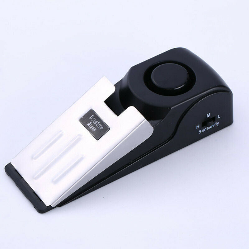 Door Stoppers Security Siren Sounds Travel Hotel Safety Tool Anti Theft DC 9V
