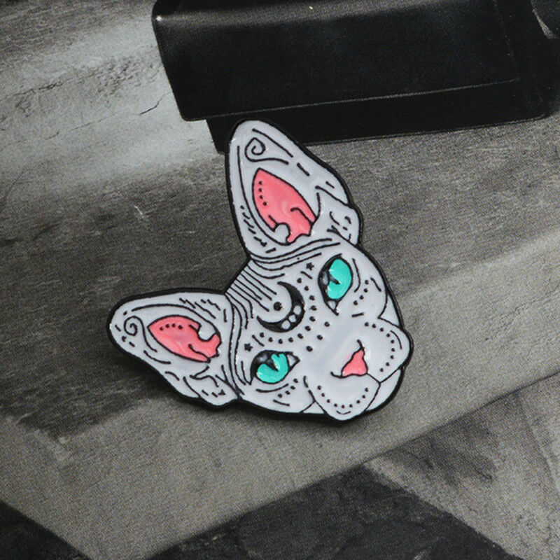 Cute Cartoon Cat Enamel Lapel Collar Brooch Pin Corsage Brooch Pin Jewelry.l8
