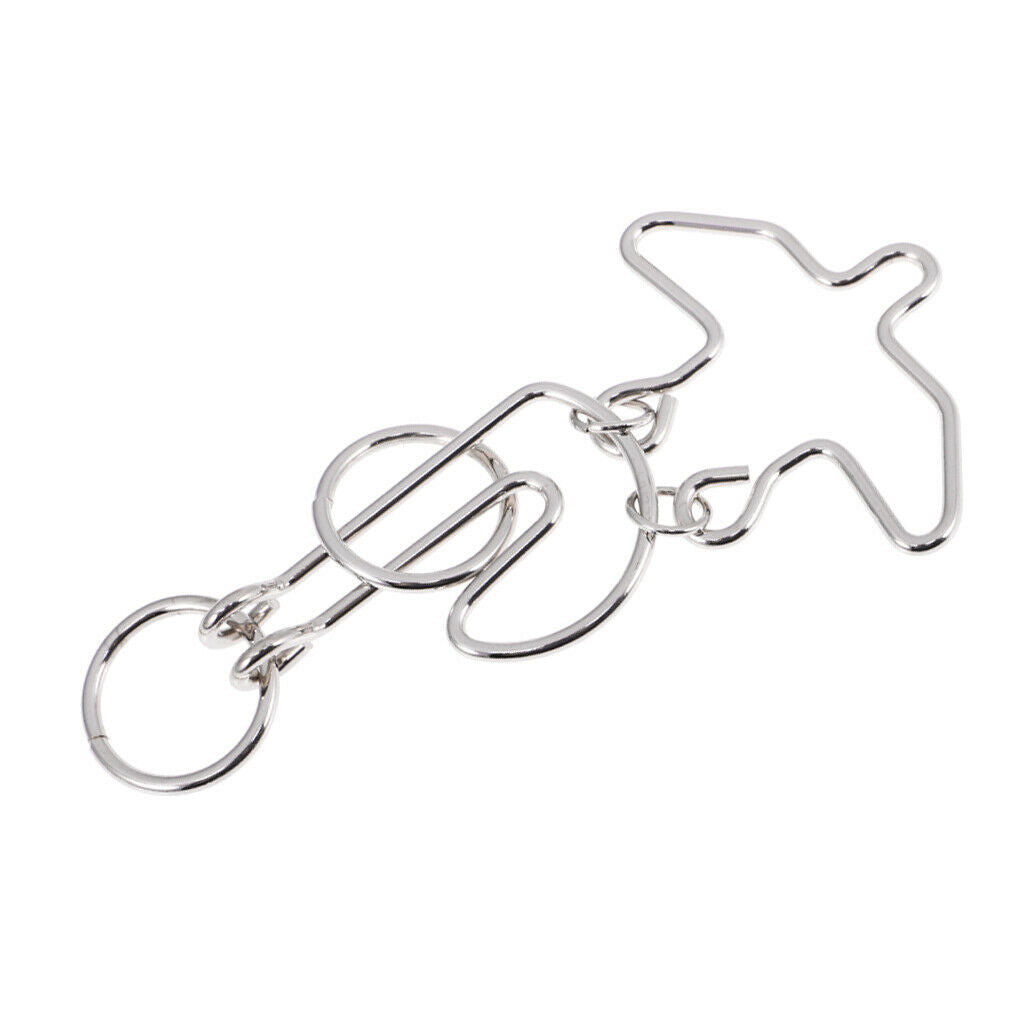 Metal Ring Solution Intellectual Deduction Unlock Puzzle Eagle Ring